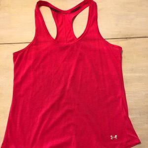 Under armour pink tank